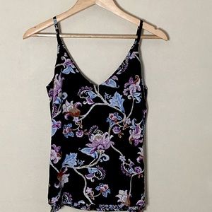 Reversible floral tank top/camisole.  WHBM